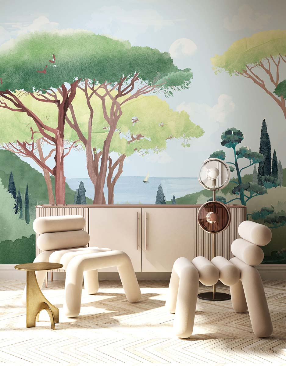 Papermint Tuscany Watercolor Pack 1, 2 & 3 in Multi Wall Mur