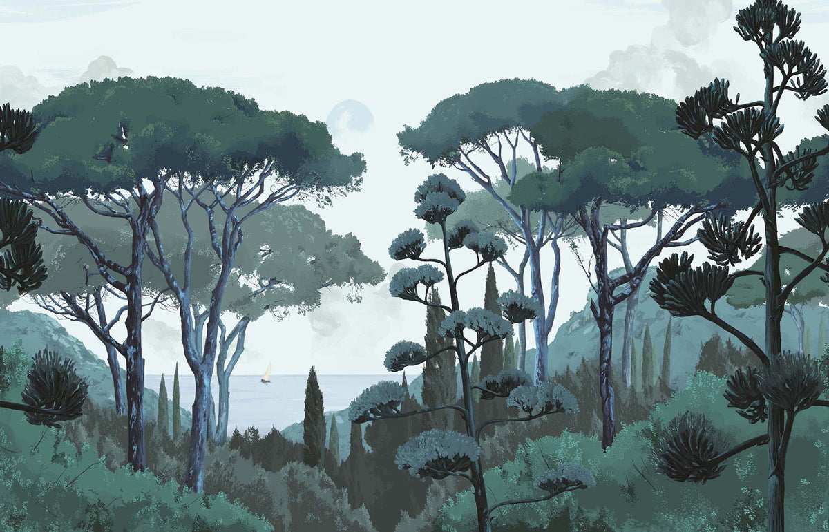 Papermint Tuscany Pack 1, 2 & 3 in Blue Wall Mural 8184-BDL-