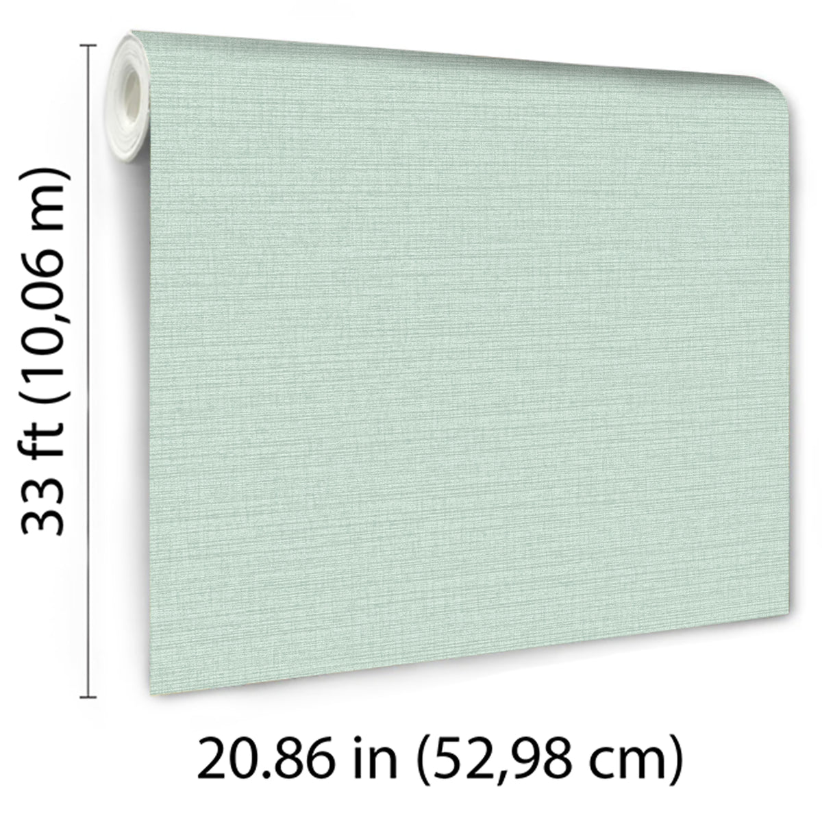 Veer Decor Horizontal Stria Texture Aqua Green Wallpaper 819