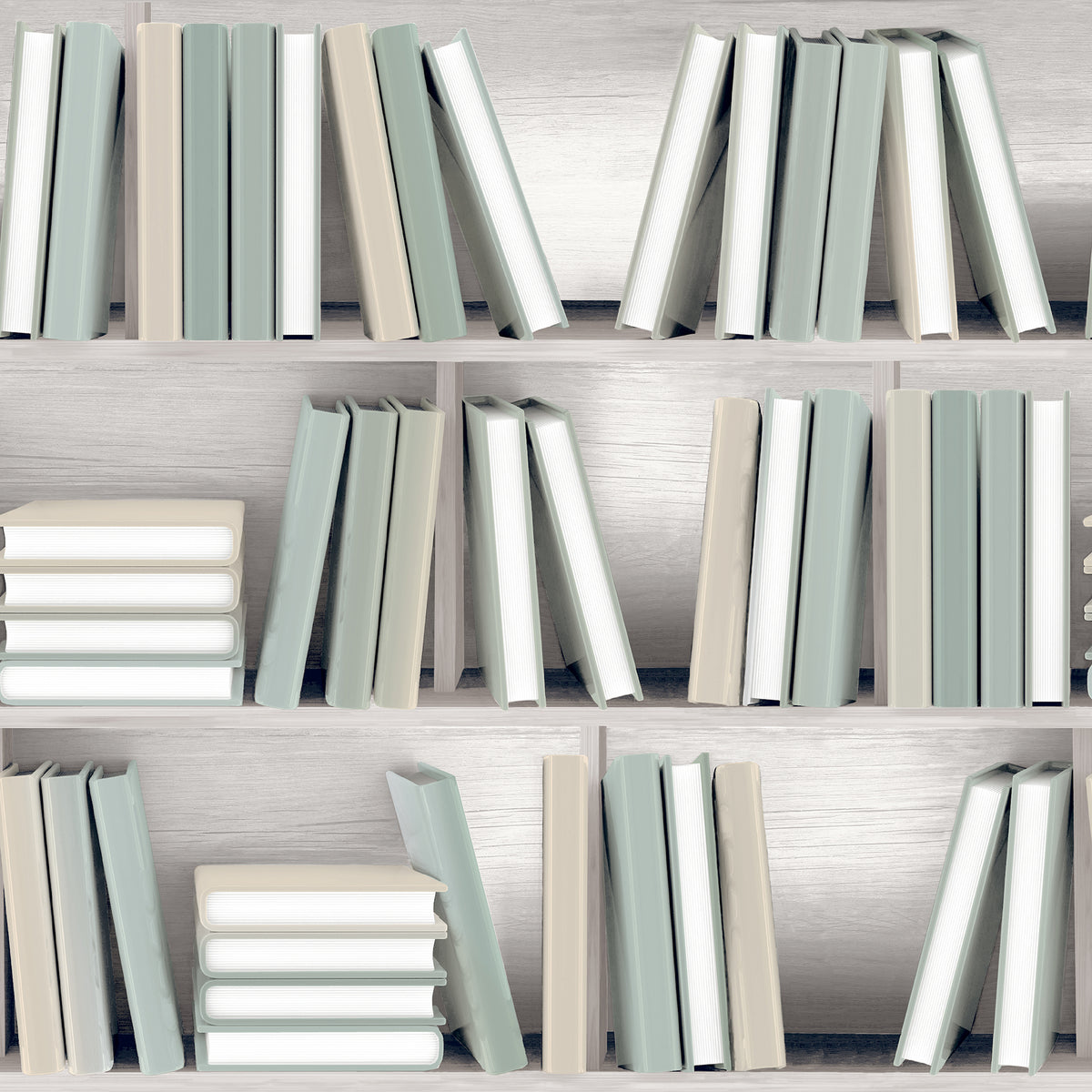 Veer Decor Nook Book Green Wallpaper 8196-AB3