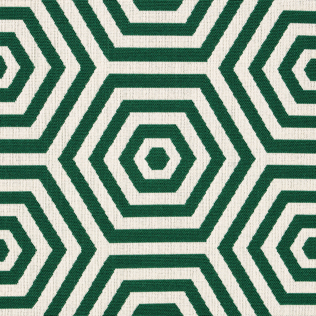 Schumacher 82311 BEES KNEES INDOOR/OUTDOOR in EMERALD Fabric
