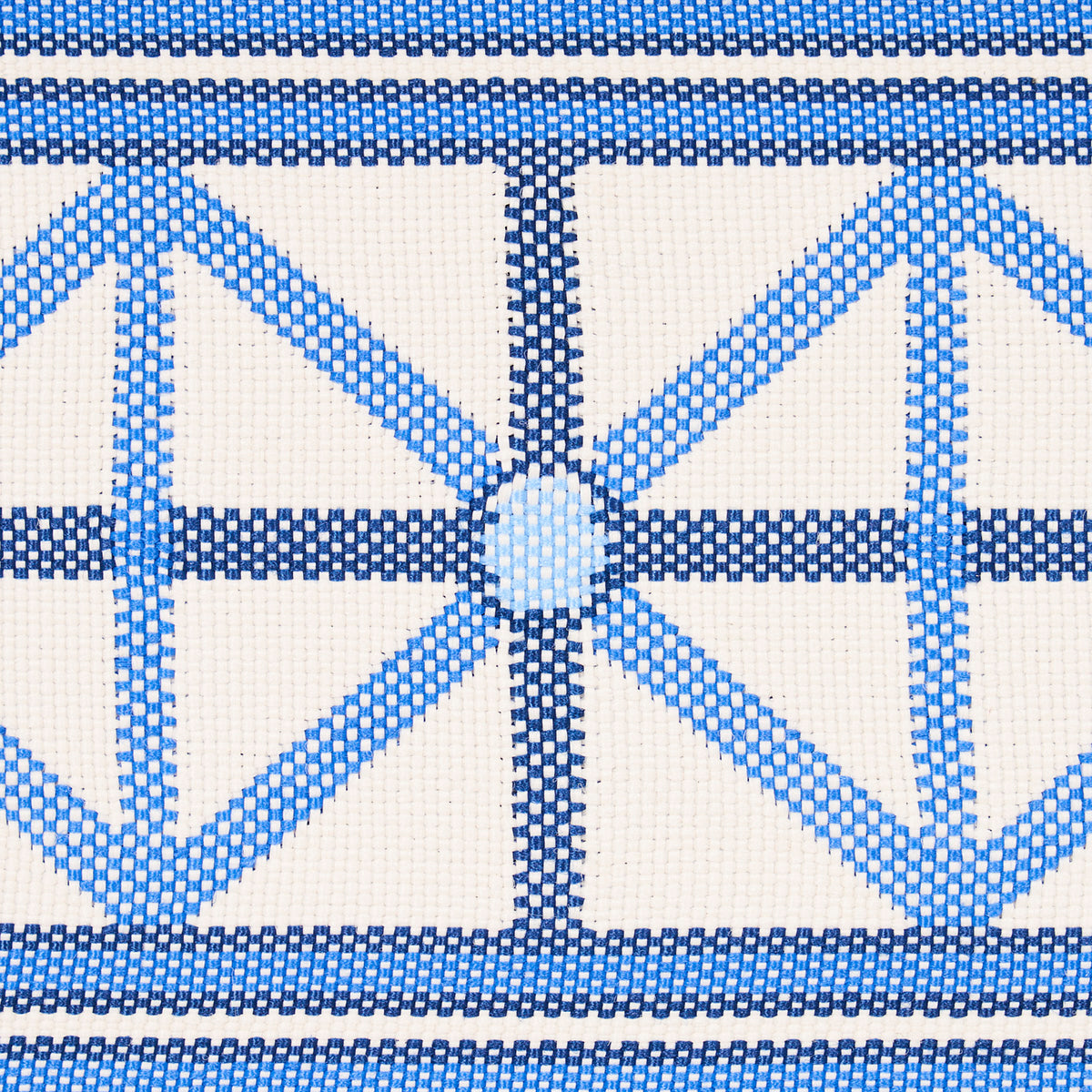 Schumacher 82460 NAPOLEON INDOOR/OUTDOOR TAPE in OCEAN Trim