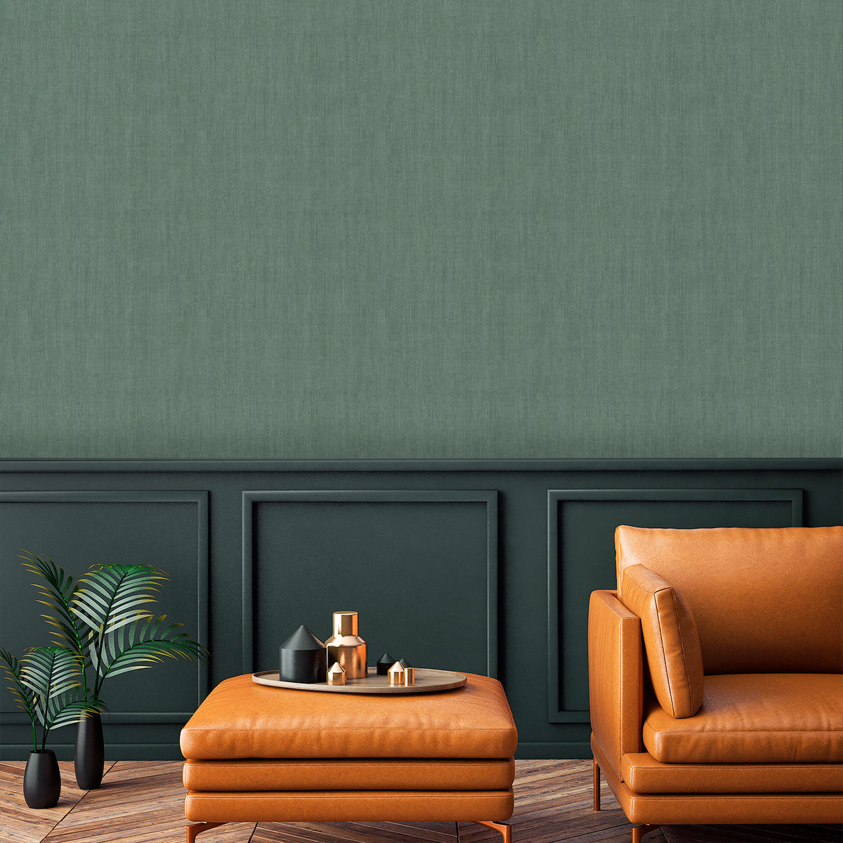 Veer Decor Allure Texture Dark Moss Wallpaper 8249-AA12