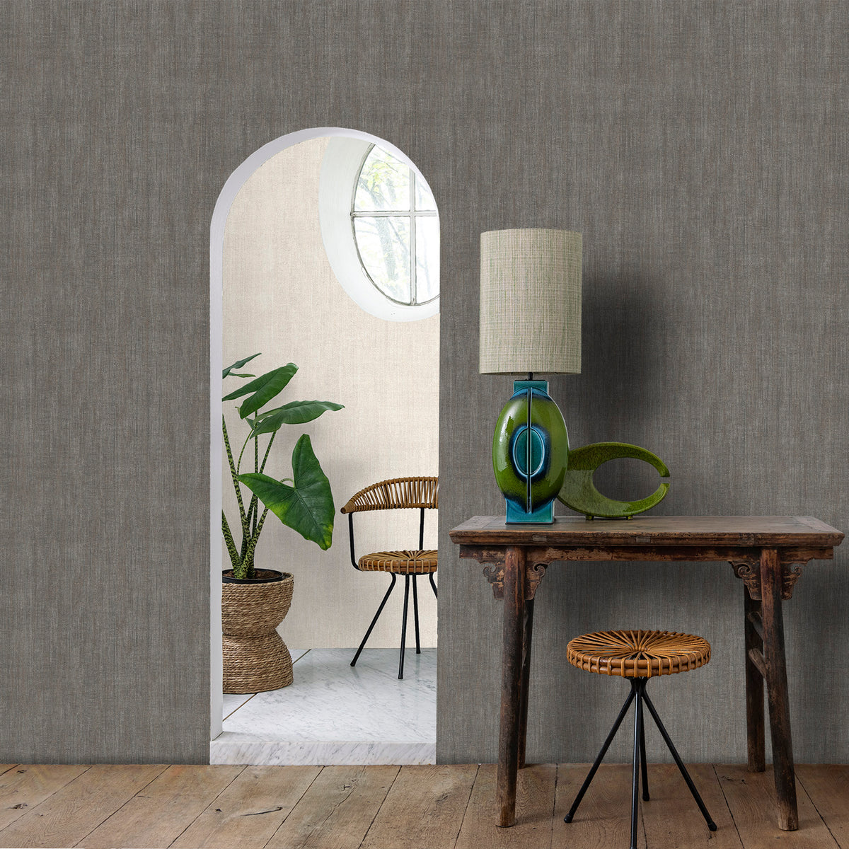 Veer Decor Allure Texture Graphite Wallpaper 8249-AA14