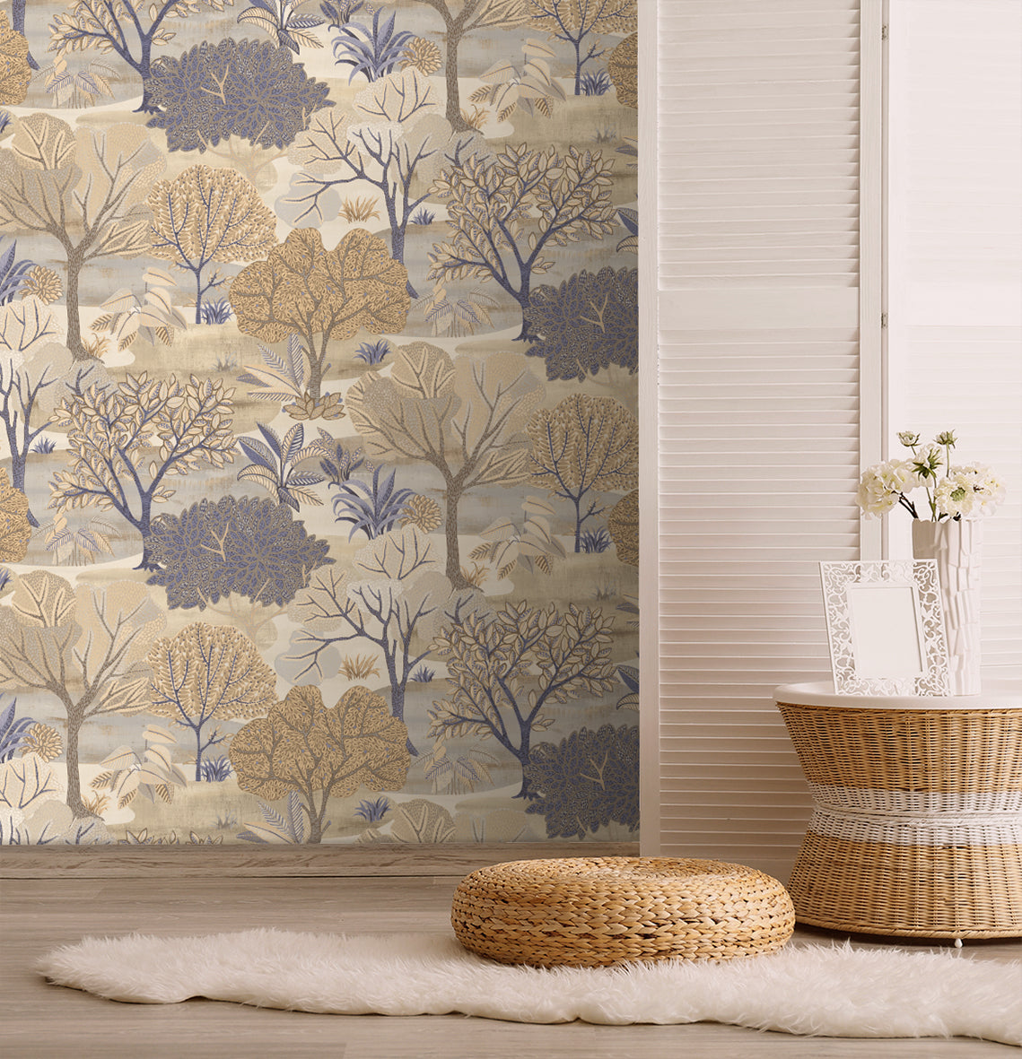 Veer Decor Allure Forest Beige Wallpaper 8249-AE1