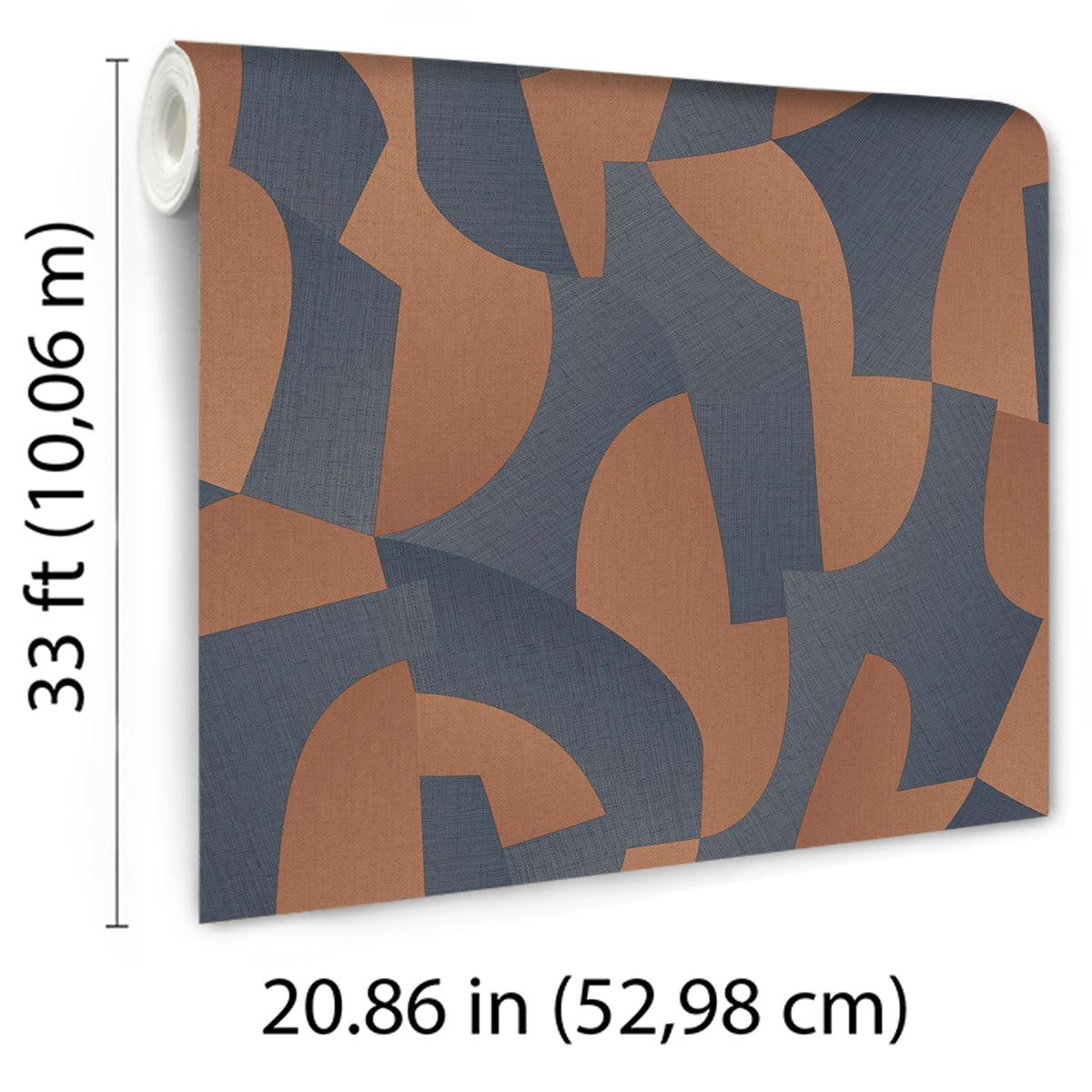 Veer Decor Sculpted Motion Dark Blue Wallpaper 8249-AG3