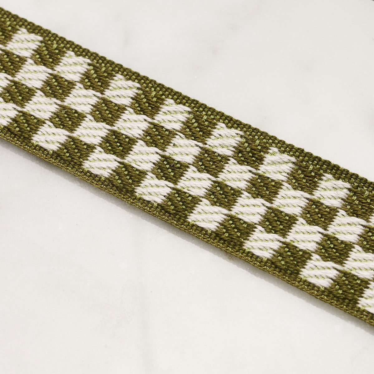 Schumacher 82491 ZEE TAPE NARROW in OLIVE Trim - CHARLAP HYM