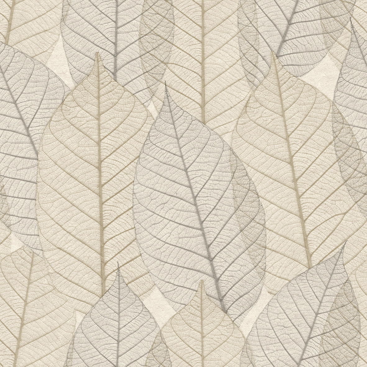 Veer Decor Leaf Lace Cream Wallpaper 8250-AE1