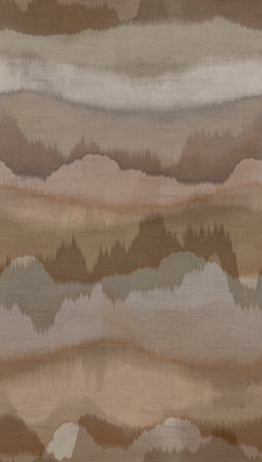 Veer Decor Painted Horizon Brown Wall Mural 8253-AK3
