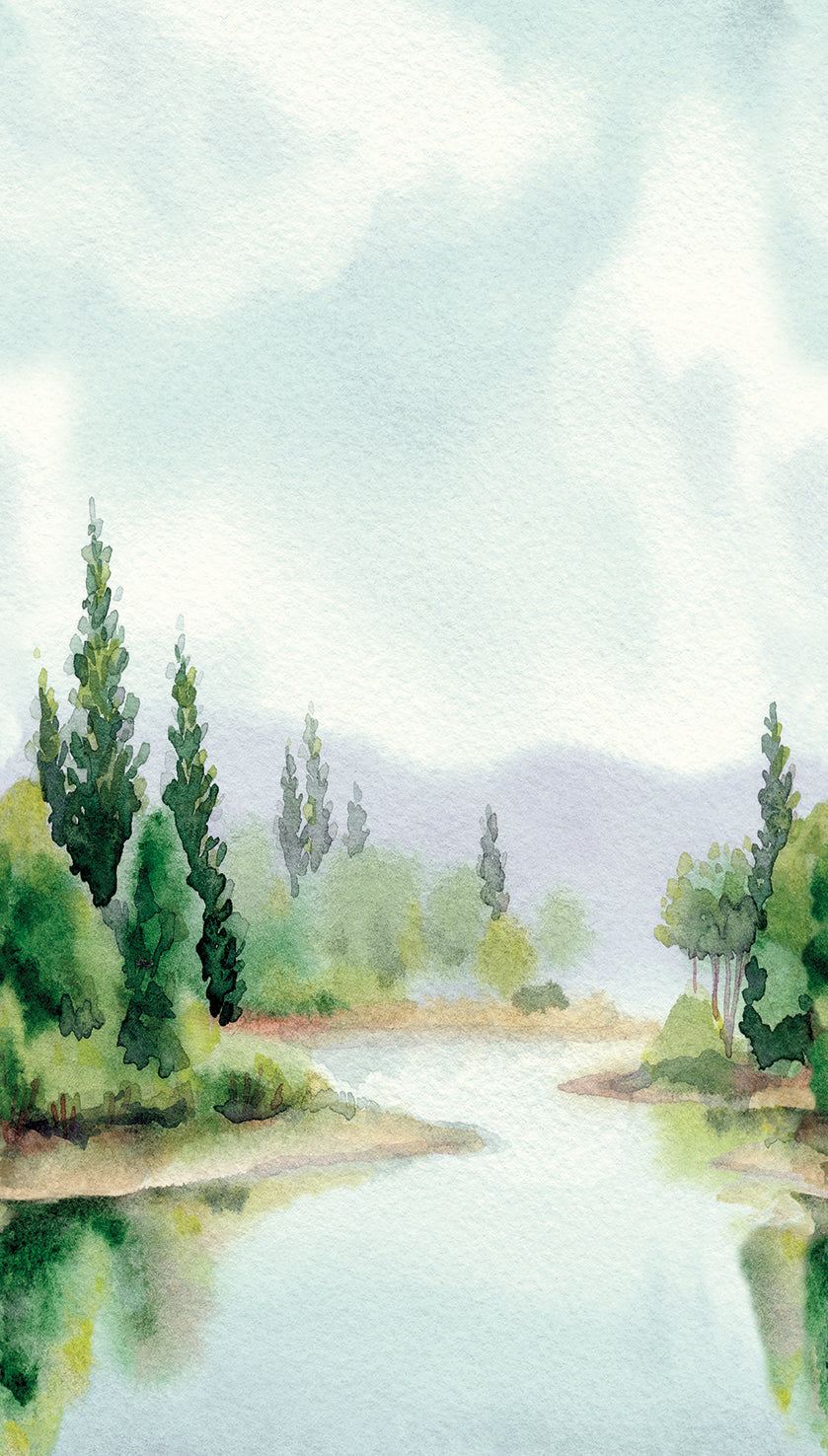 Veer Decor Serene River Wall Mural 8253-BJ