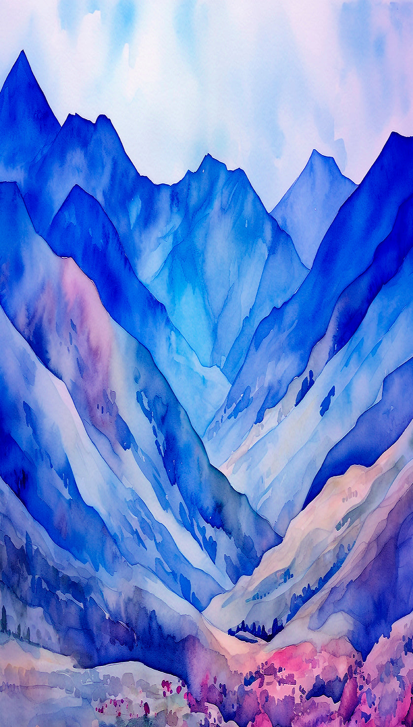 Veer Decor Chromatic Cliffs Wall Mural 8253-BS