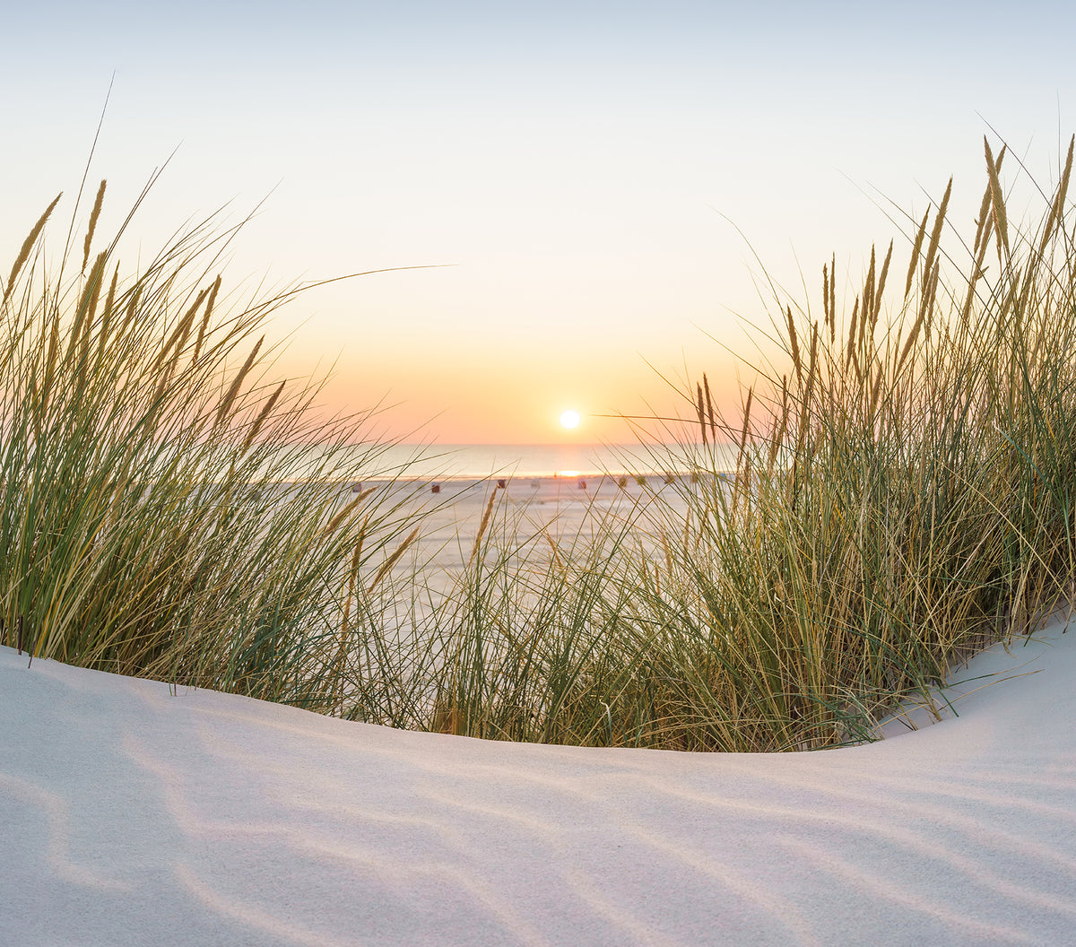 Veer Decor Beach Sunset Blue Wall Mural 8253-CE1