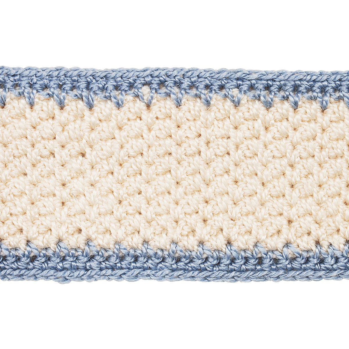 Schumacher 82672 SYLVIA CROCHET TAPE in CORNFLOWER Trim - NE