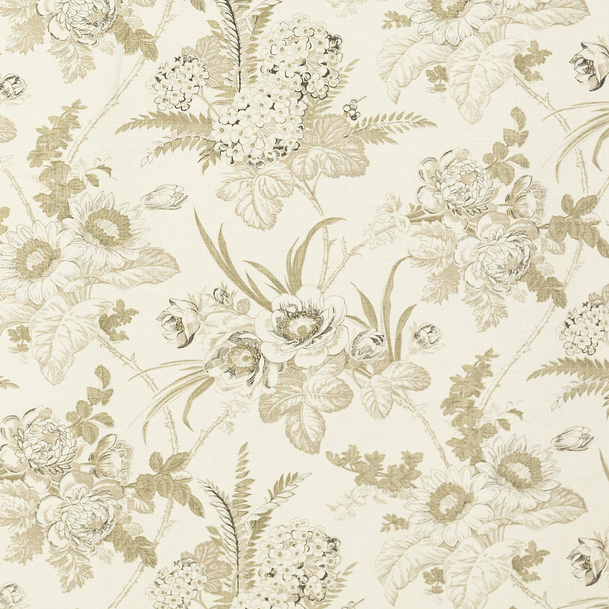 Schumacher 827V95 AGATHA in DRIFTWOOD Fabric - RAOUL TEXTILE