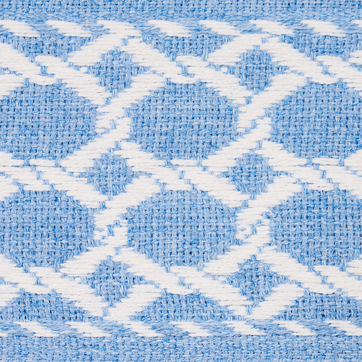 Schumacher 82821 LATTICE INDOOR/OUTDOOR TAPE in CHAMBRAY Tri