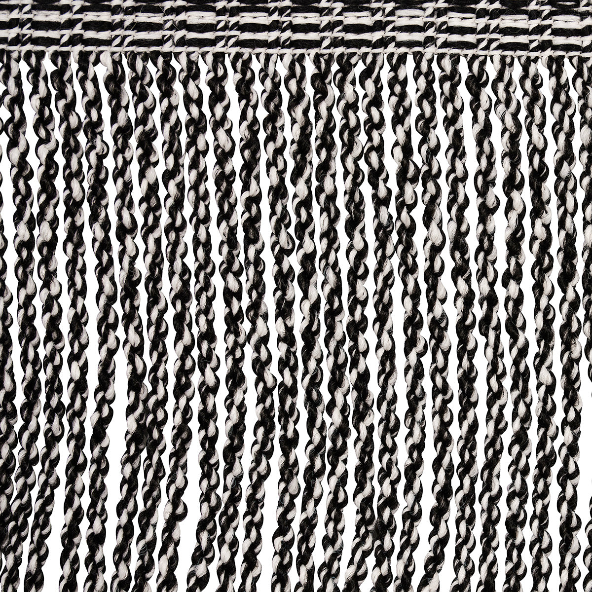 Schumacher 82833 OUTDOOR BOULLION FRINGE TRIM in BLACK Trim