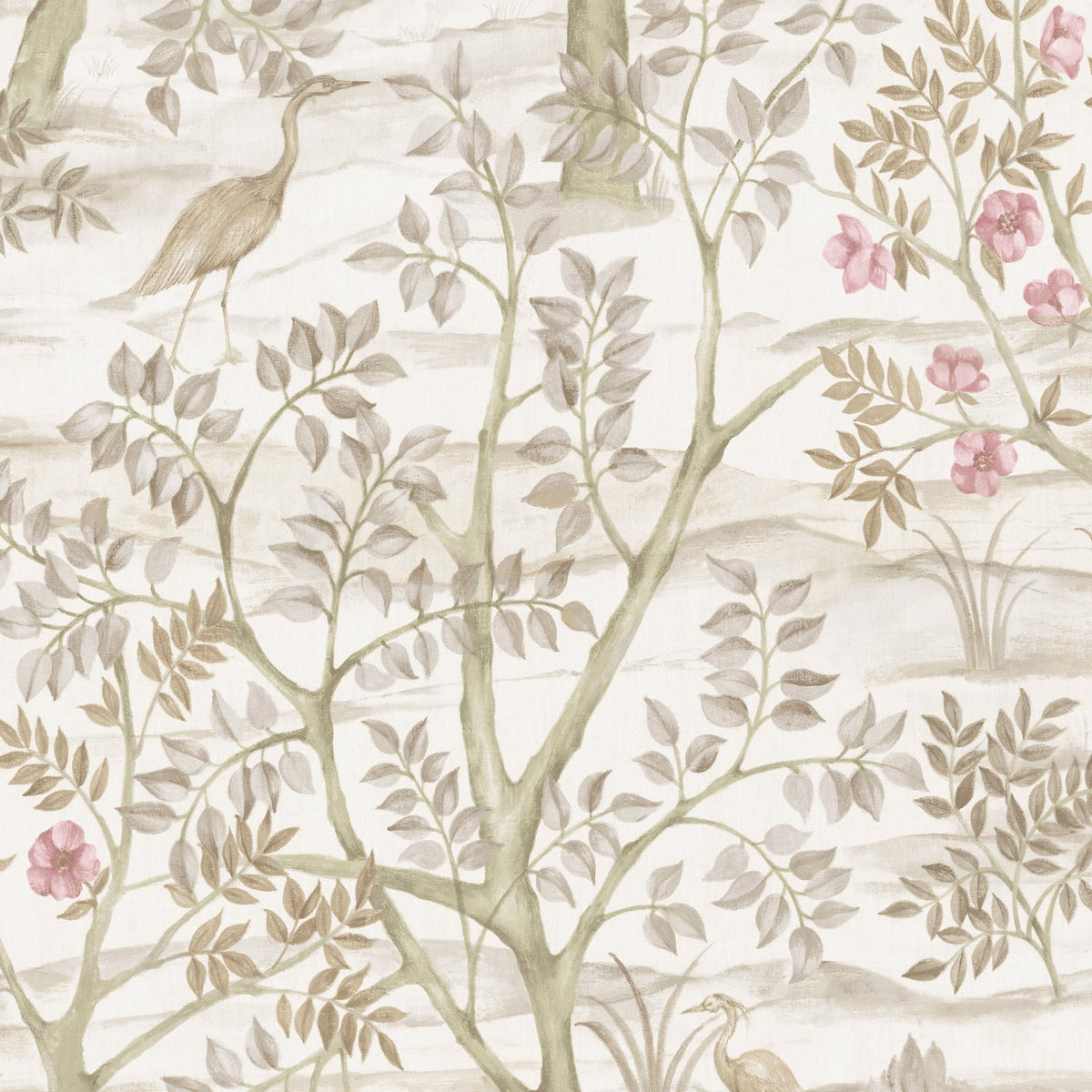 Galerie Blooming Garden Floral Beige Wallpaper 8315