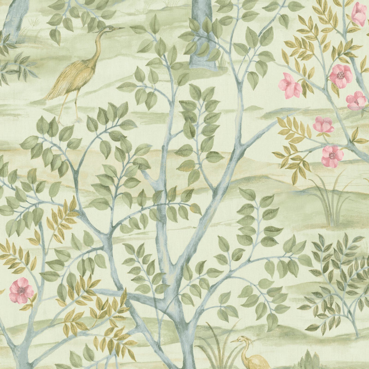 Galerie Blooming Garden Floral Green Wallpaper 8317