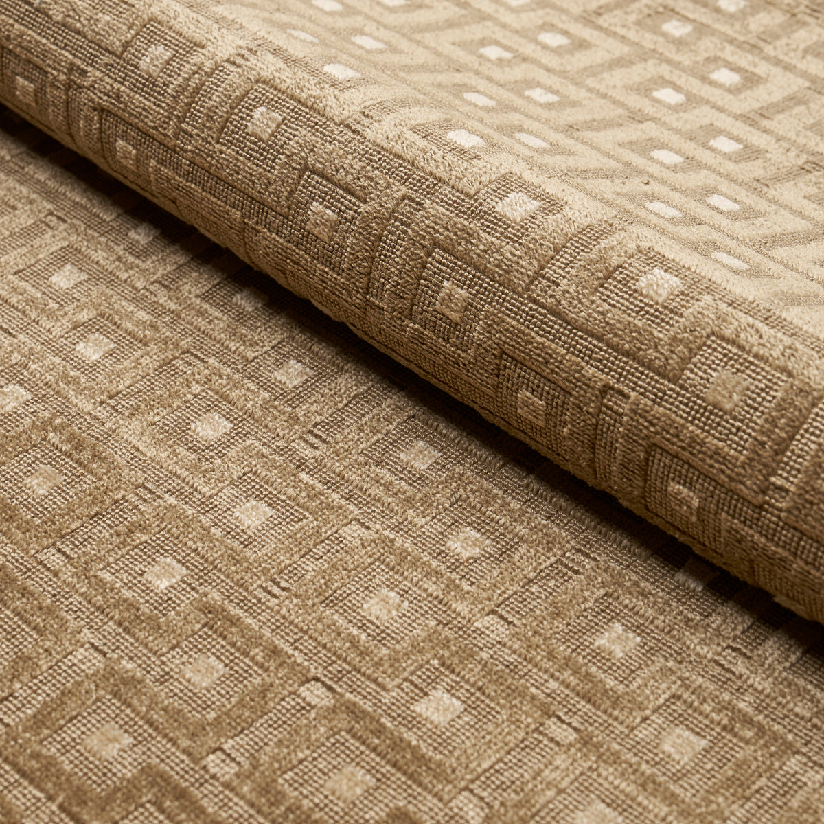 Schumacher 83292 LALANO LINEN VELVET in BRONZE Fabric - PATT