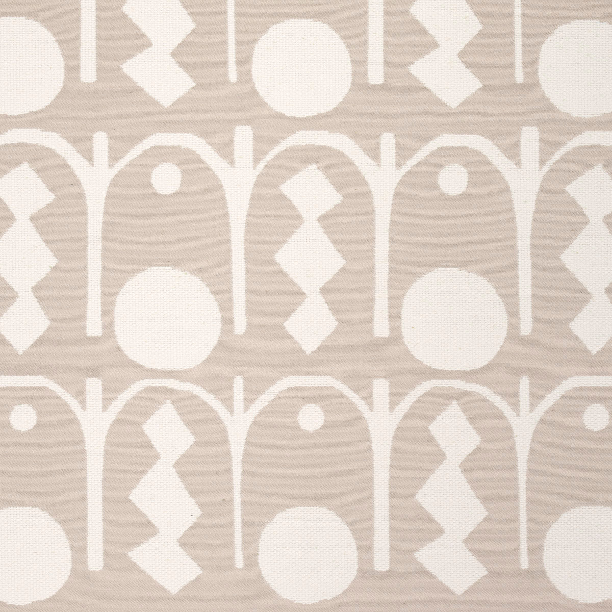 Schumacher 83410 DOWNTOWN in NATURAL Fabric - DRUSUS TABOR