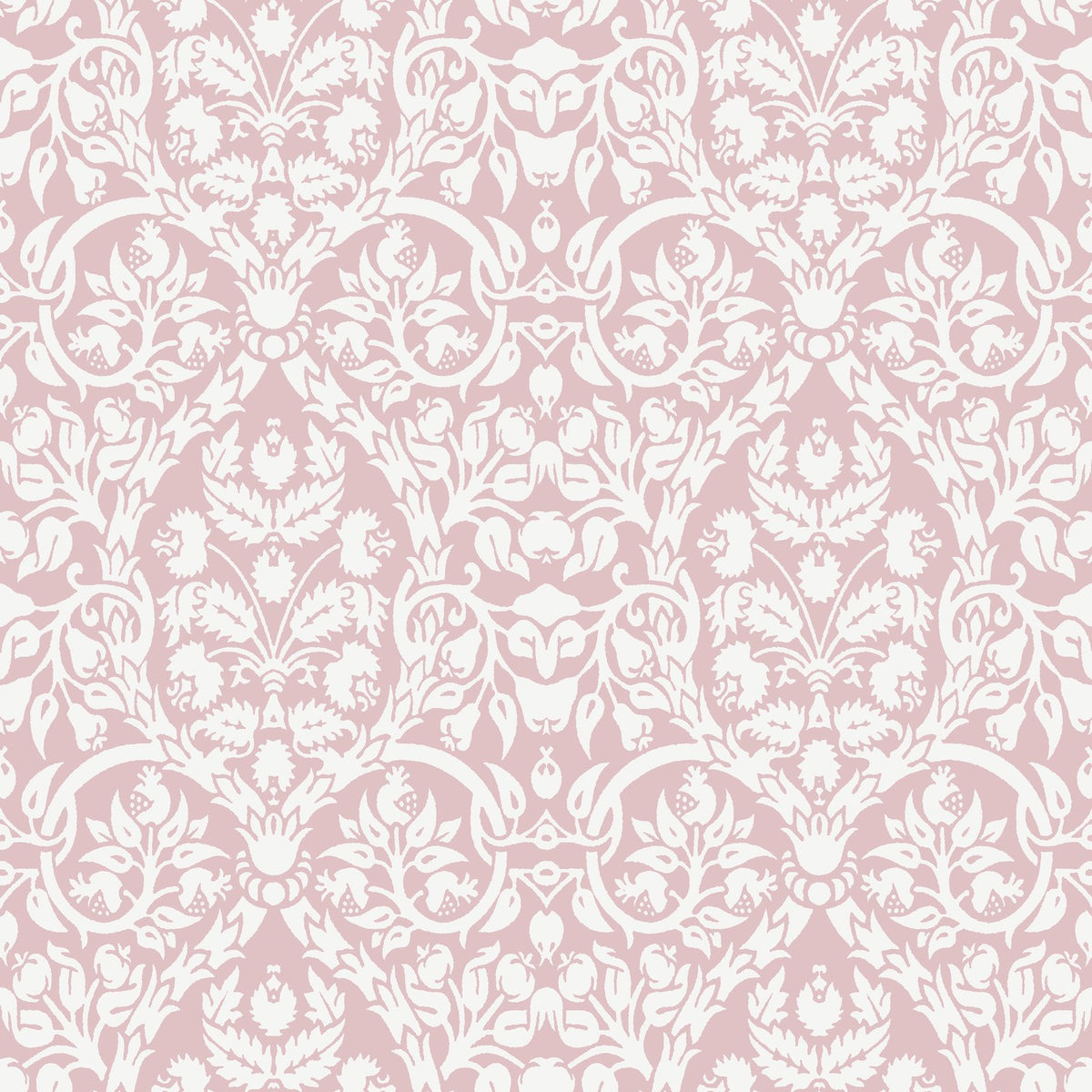 Galerie Blooming Garden Damask Pink Wallpaper 8348
