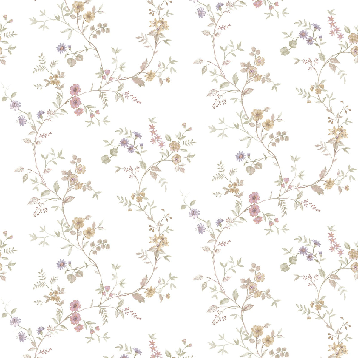Galerie Blooming Garden Floral Beige Wallpaper 8355