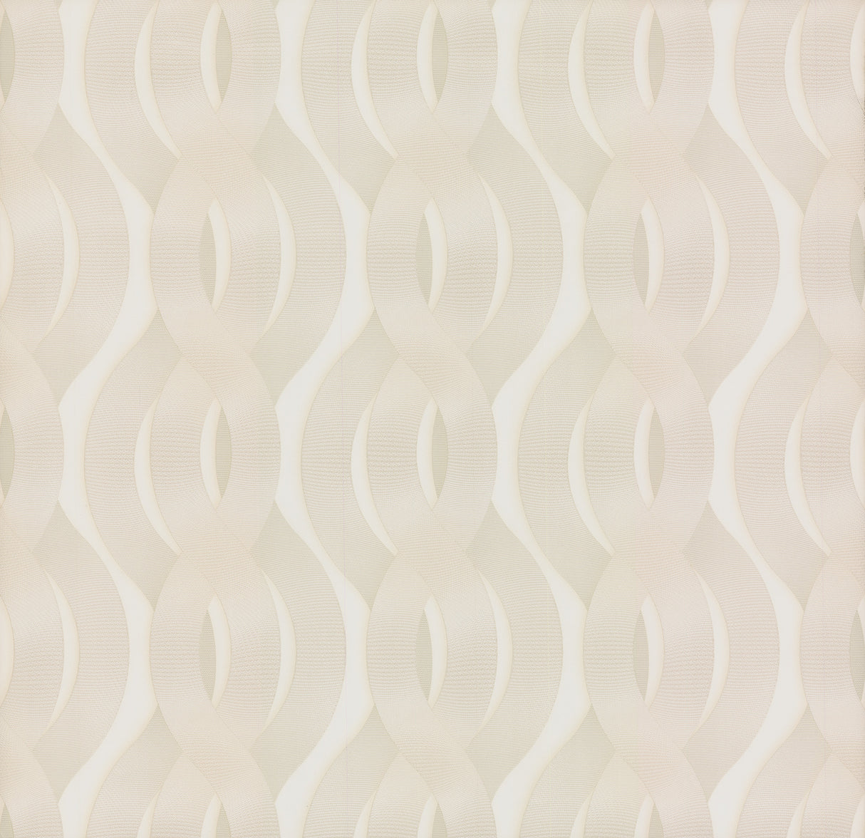 York 83611 Nexus White & Cream Metallic Wallpaper