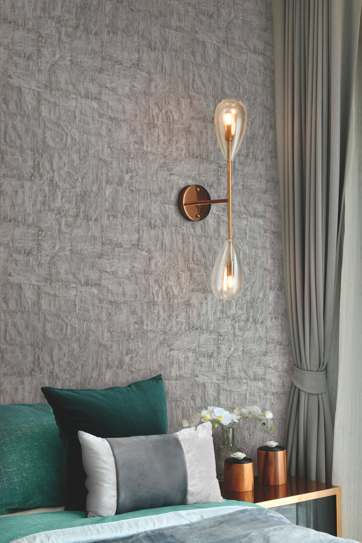 York 83614 Brushstrokes Grey Wallpaper