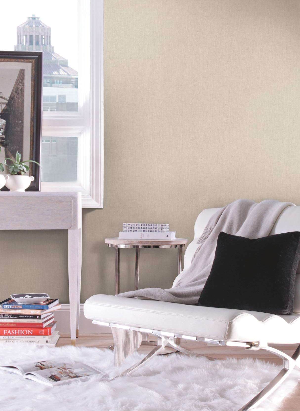 York 83631 Garment Warm Grey Wallpaper