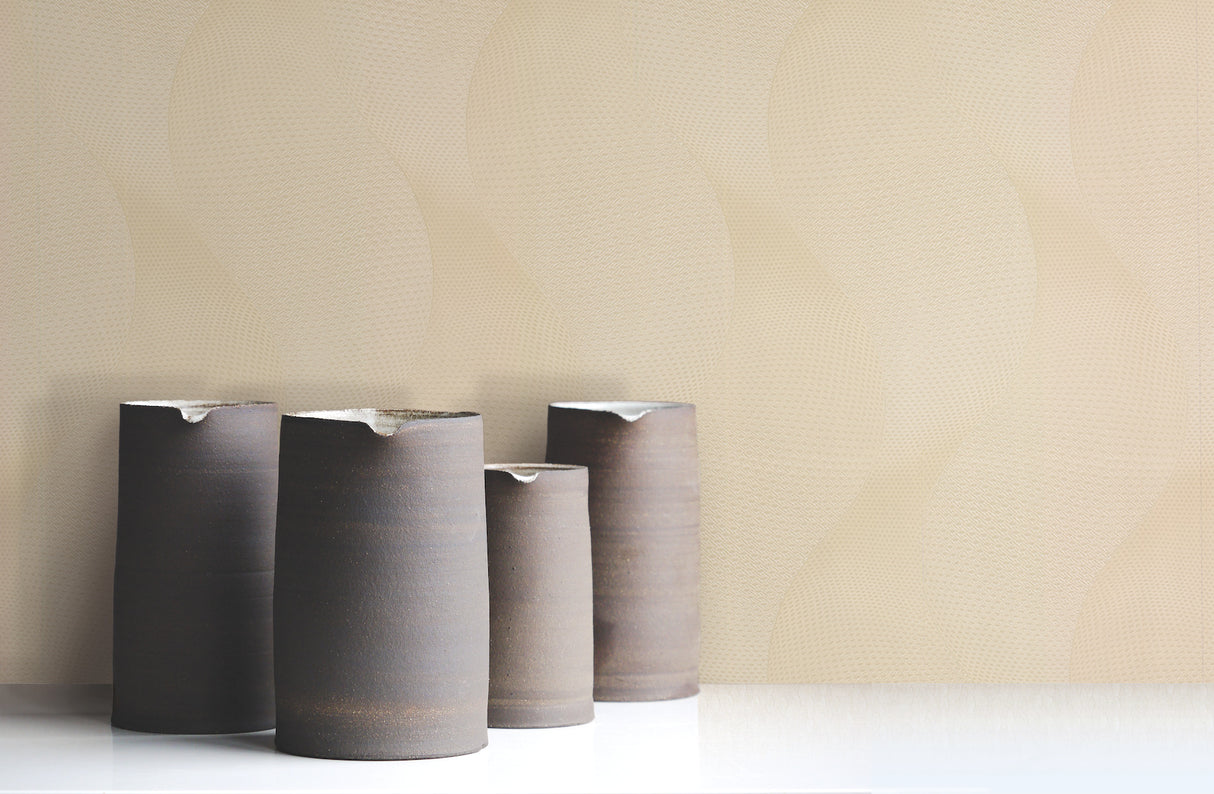 York 83640 Genie Cream & Beige Wallpaper