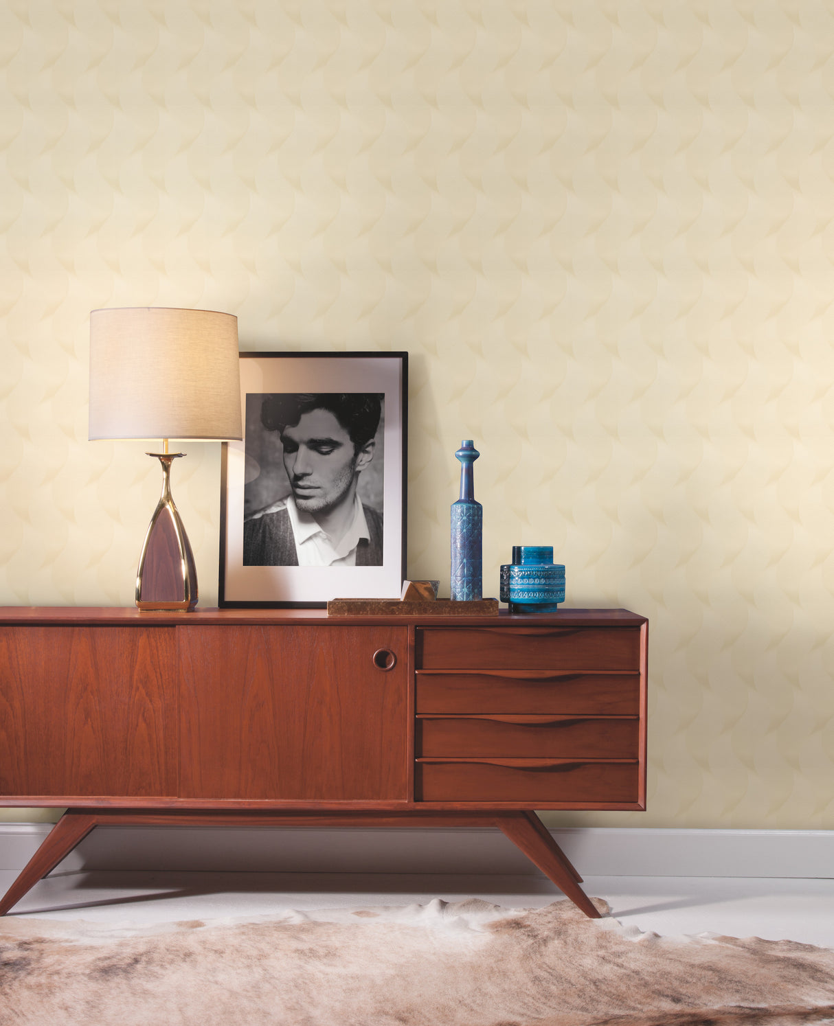 York 83640 Genie Cream & Beige Wallpaper