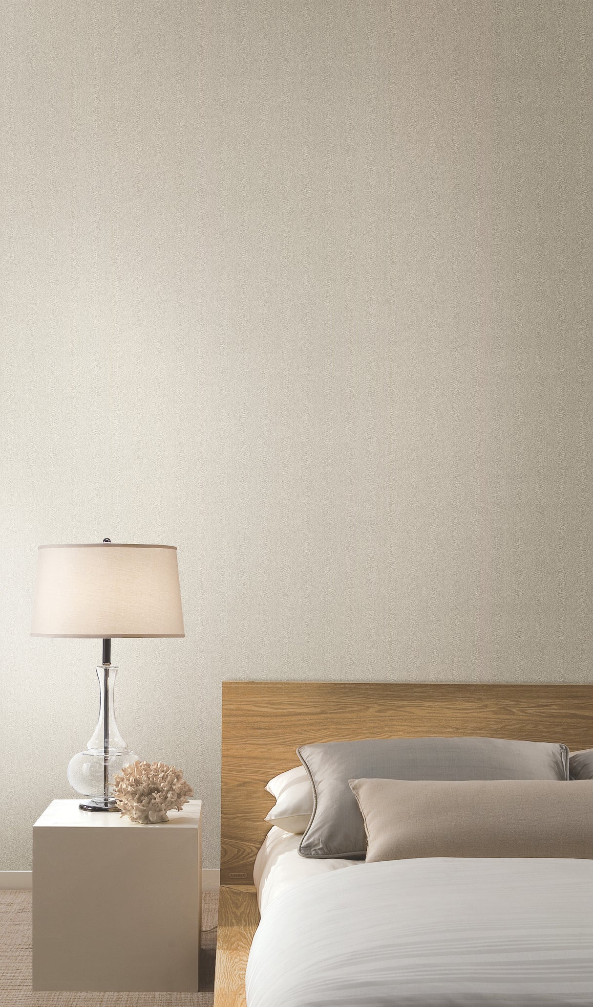 York 83648 Quarry White & Light Grey Wallpaper