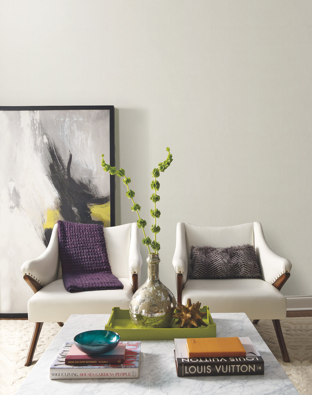 York 83653 Upstream White Wallpaper