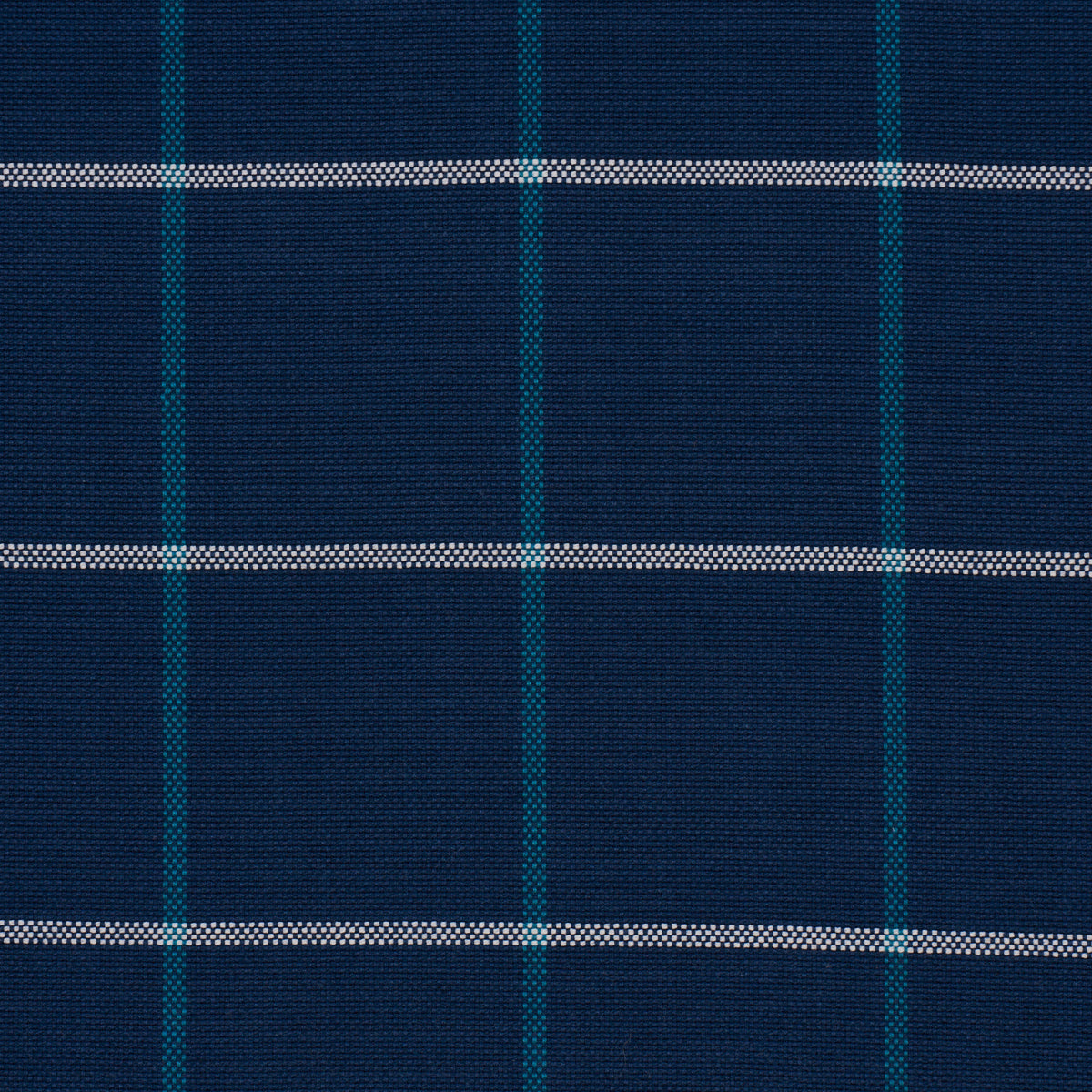 Schumacher 83787 FRANNIE WINDOWPANE in NAVY Fabric - MARK D.