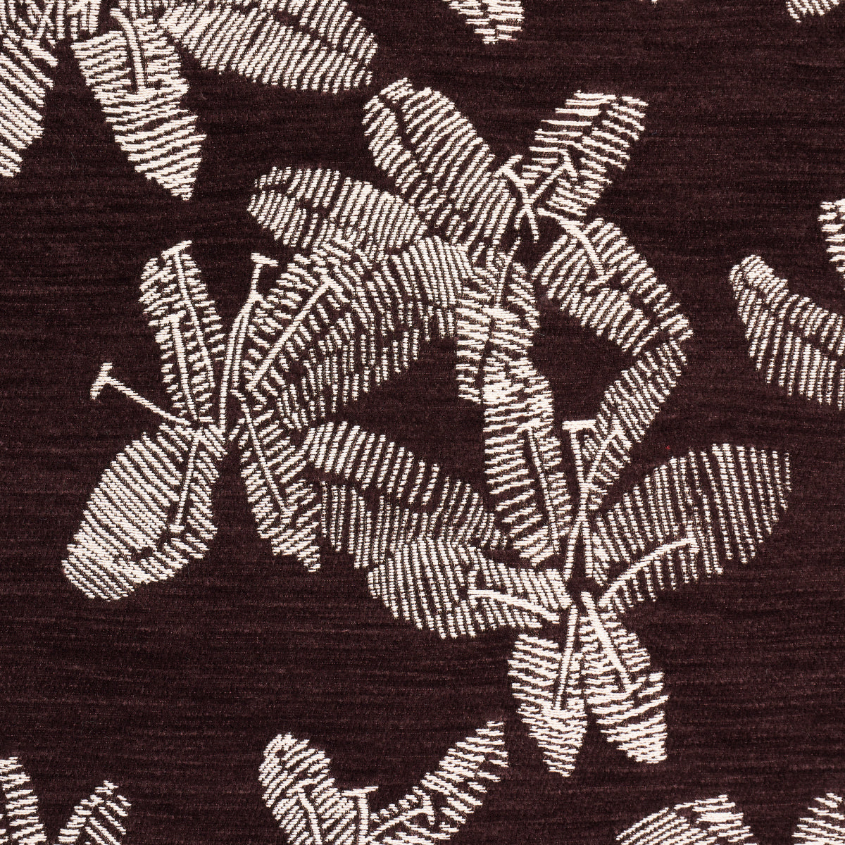 Schumacher 83811 HIBISCUS in PLUM Fabric - CAROLINE Z HURLEY
