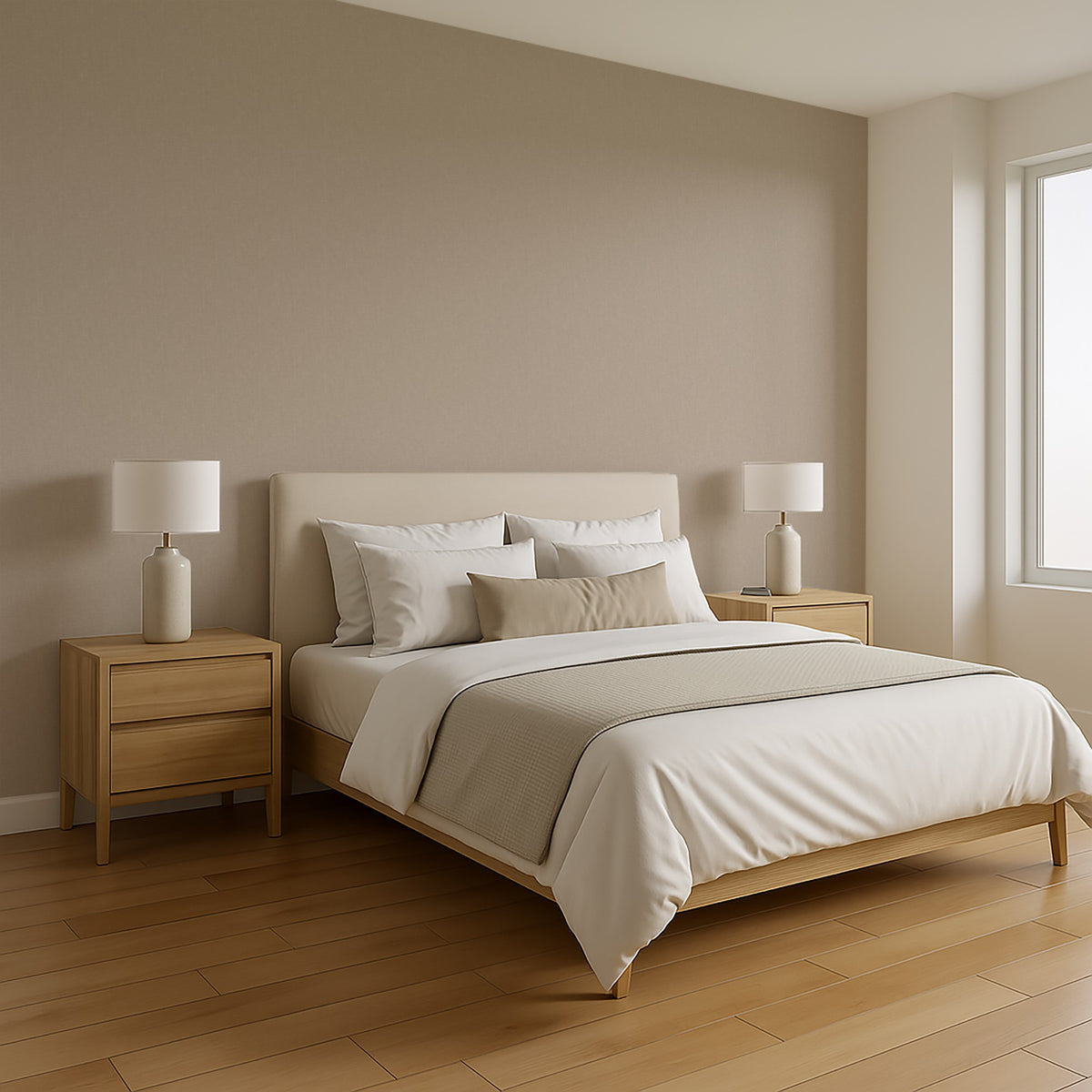 Veer Decor Textured Thread Beige Wallpaper 8385-AB2