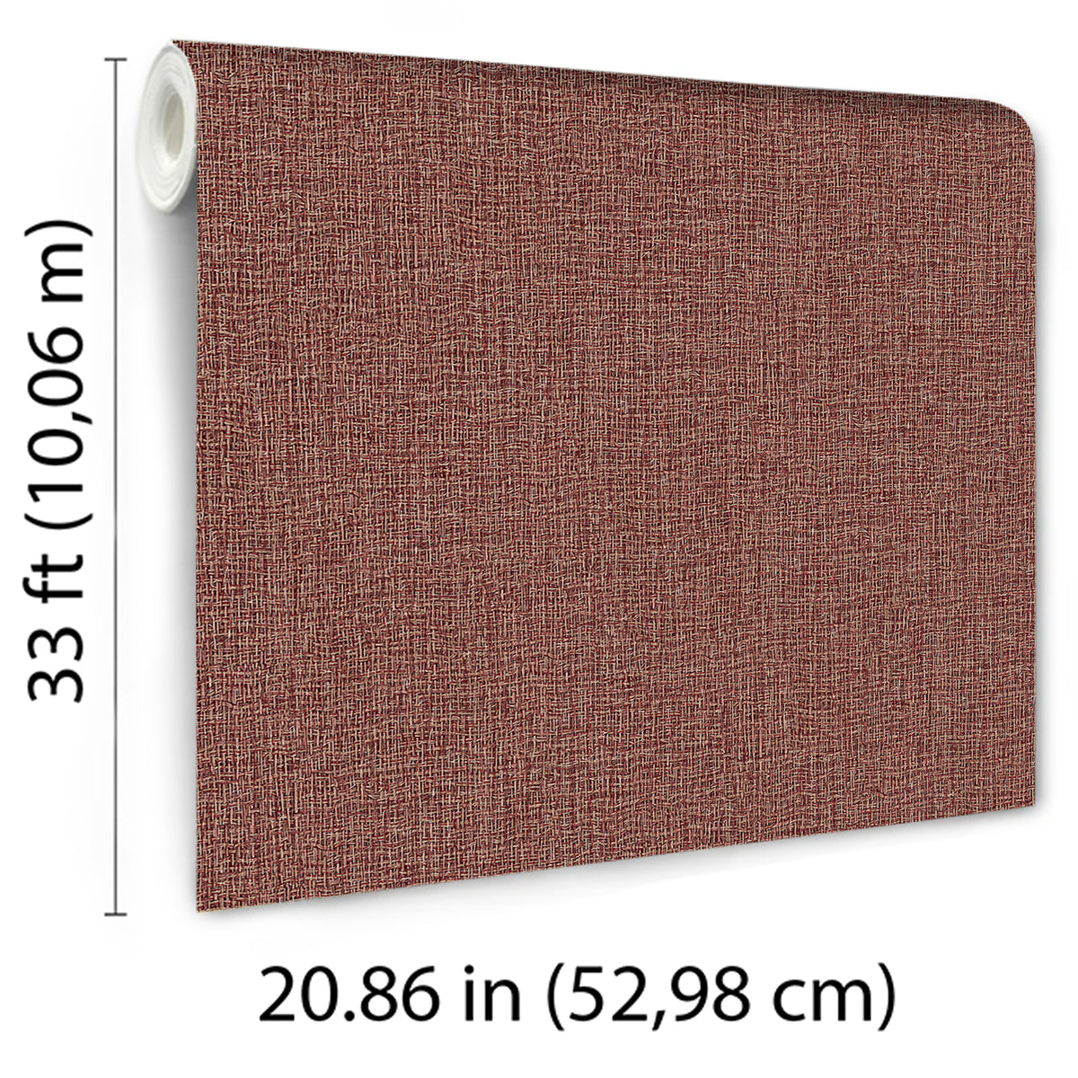 Veer Decor Textured Thread Red Wallpaper 8385-AB5