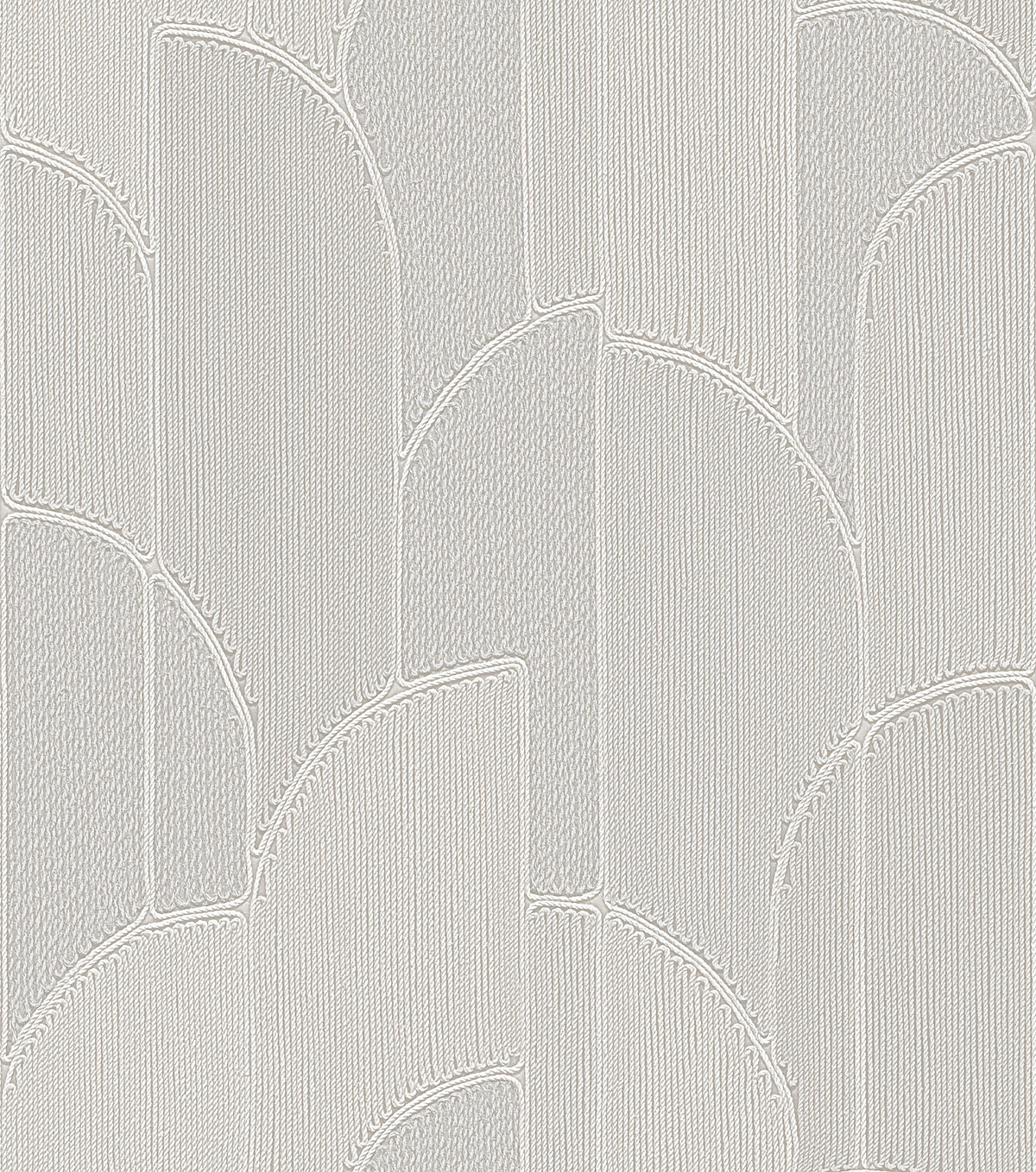 Veer Decor Stitched Arches Silver Wallpaper 8385-AC1