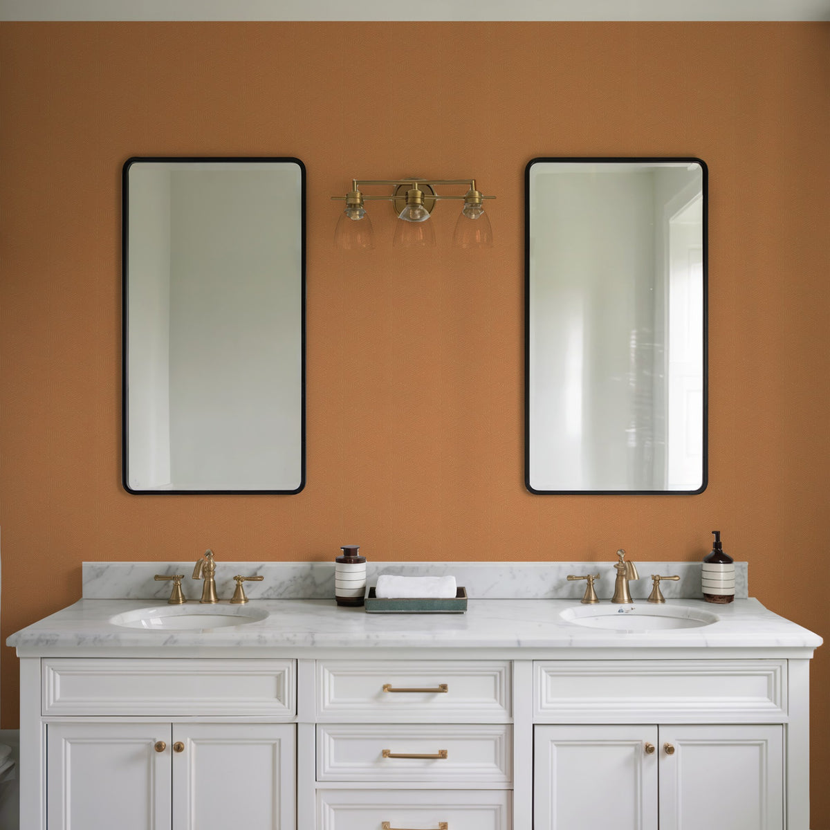 Veer Decor Wicker Cube Orange Wallpaper 8385-AE7