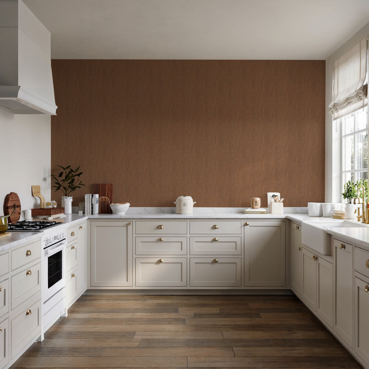 Veer Decor Willow Streamside Brown Wallpaper 8386-AB4