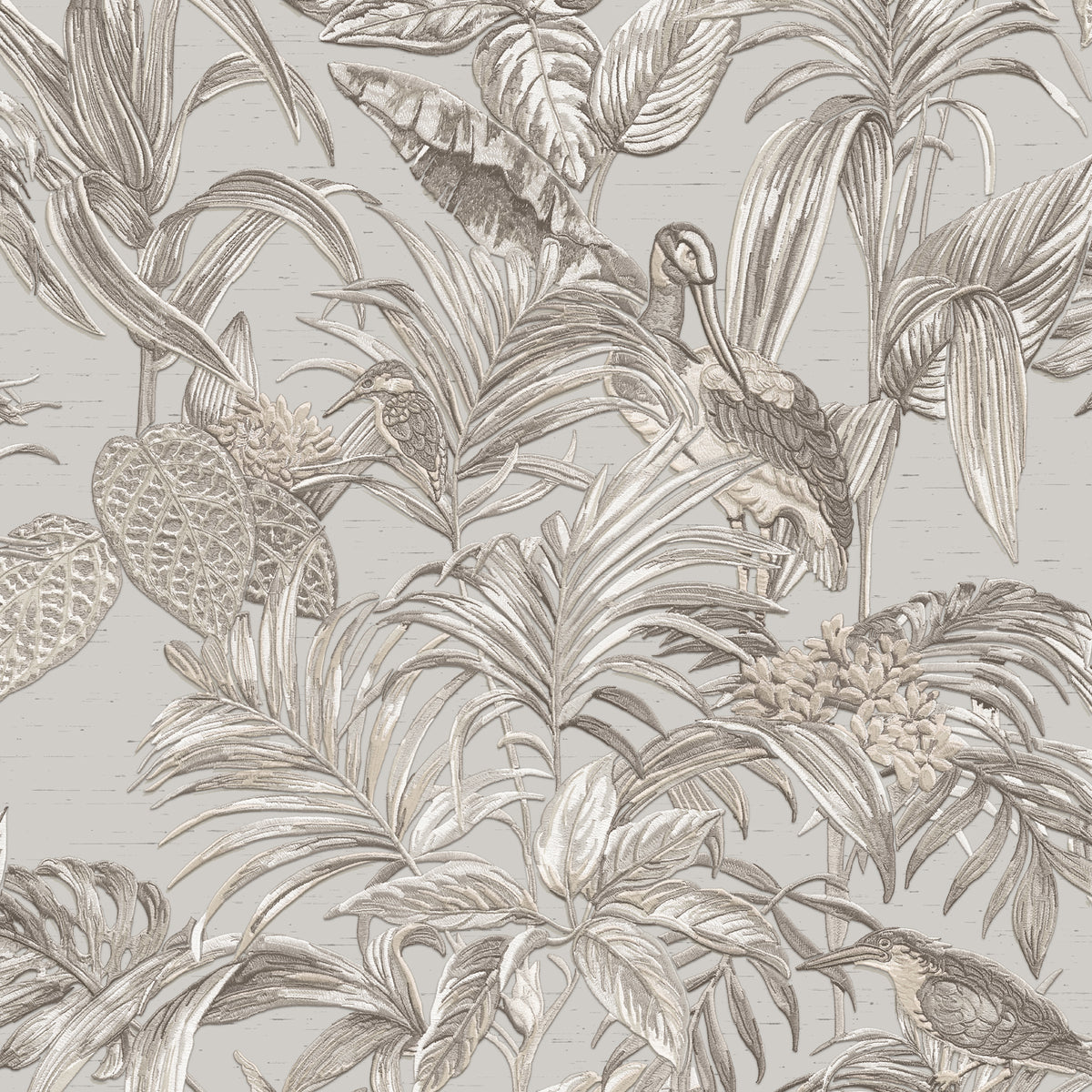 Veer Decor Bird of Paradise Beige Wallpaper 8387-AA6