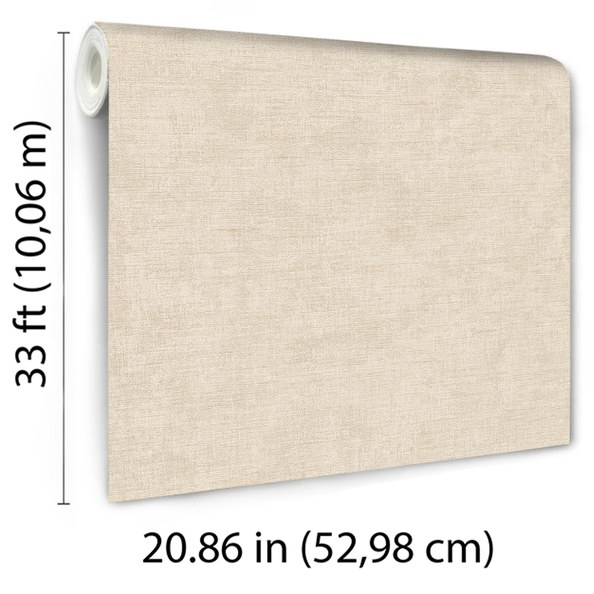 Veer Decor Needle Point Linen Tan Wallpaper 8388-AF2