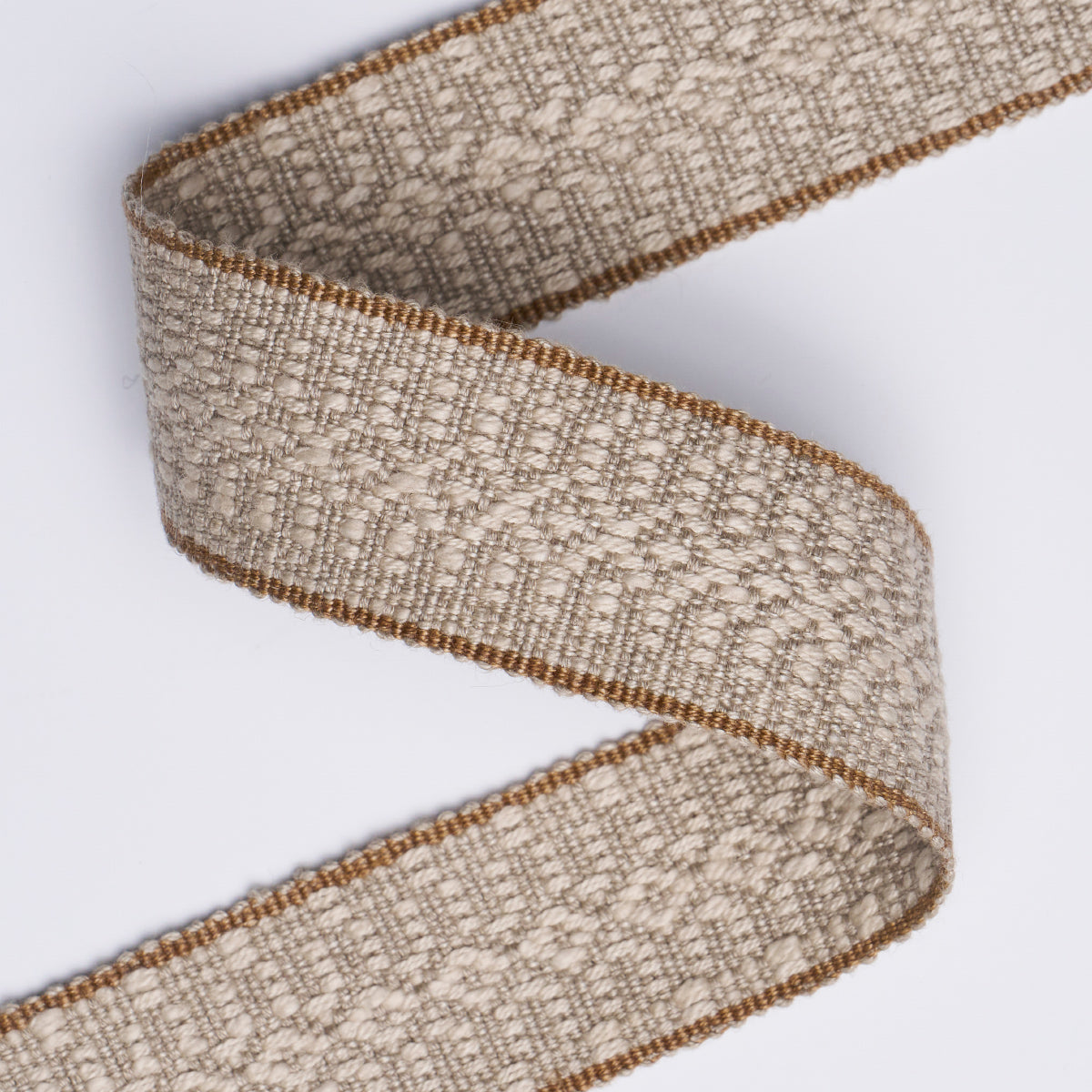 Schumacher 84021 HELENA LINEN COTTON TAPE in NATURAL Trim -