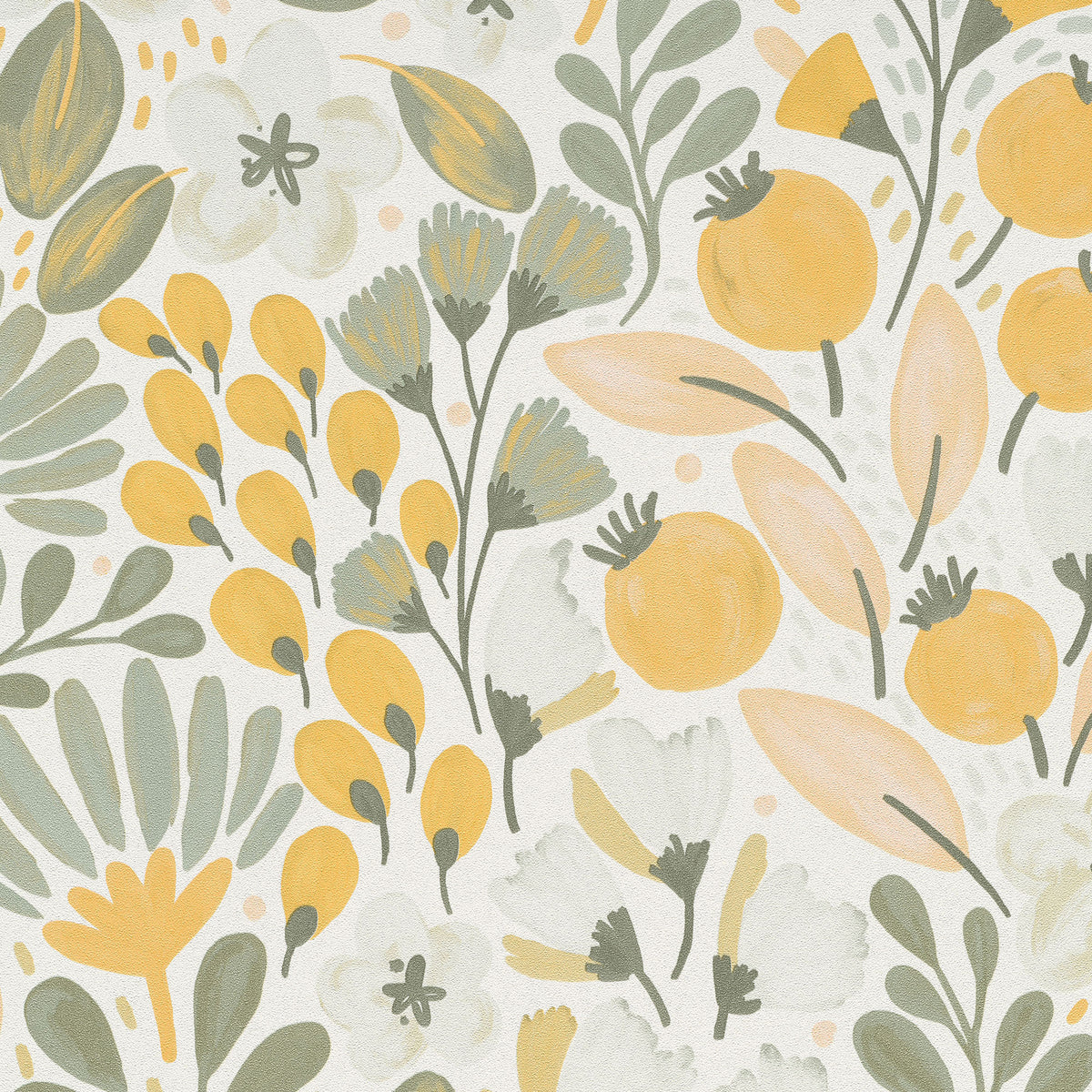 Veer Decor Poetic Garden Green Wallpaper 8411-VRTR-AB2