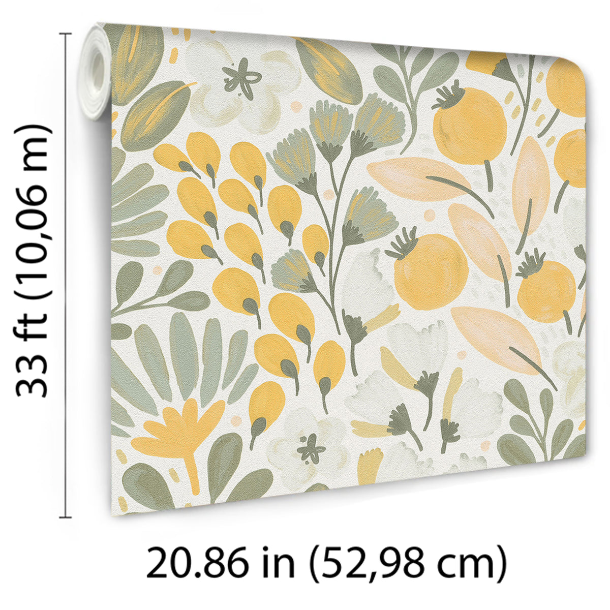 Veer Decor Poetic Garden Green Wallpaper 8411-VRTR-AB2
