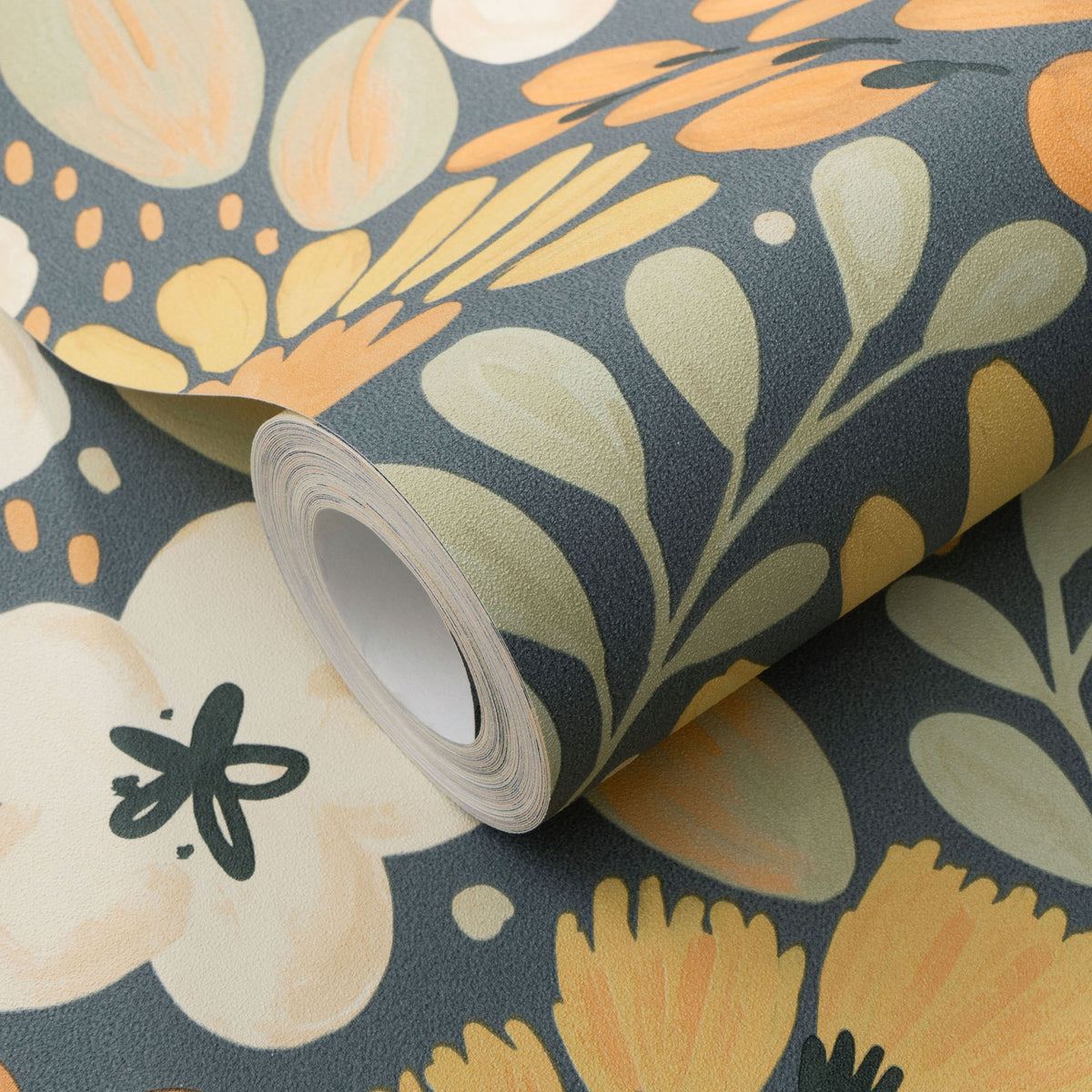 Veer Decor Poetic Garden Blue Wallpaper 8411-VRTR-AB3