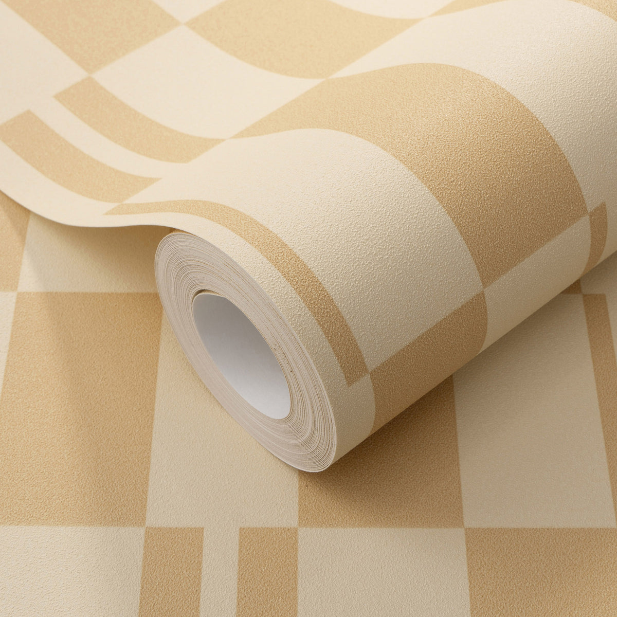 Veer Decor Sun Geo Stripe Orange Wallpaper 8411-VRTR-AD2