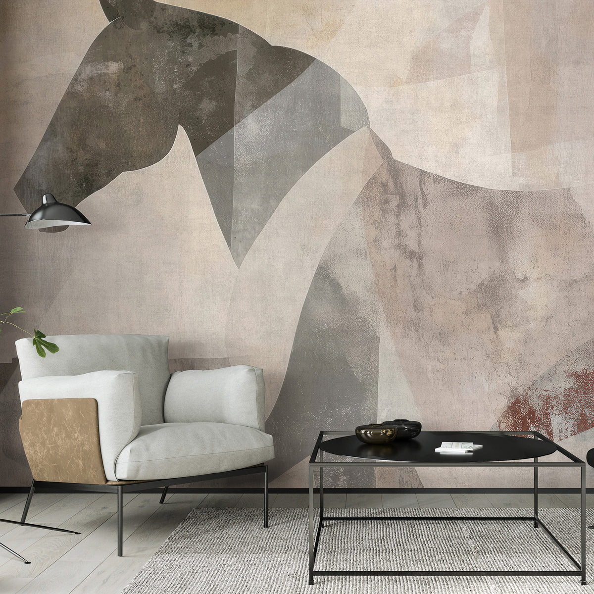 Veer Decor Caballo Brown Wall Mural 8412-VRAED-AX