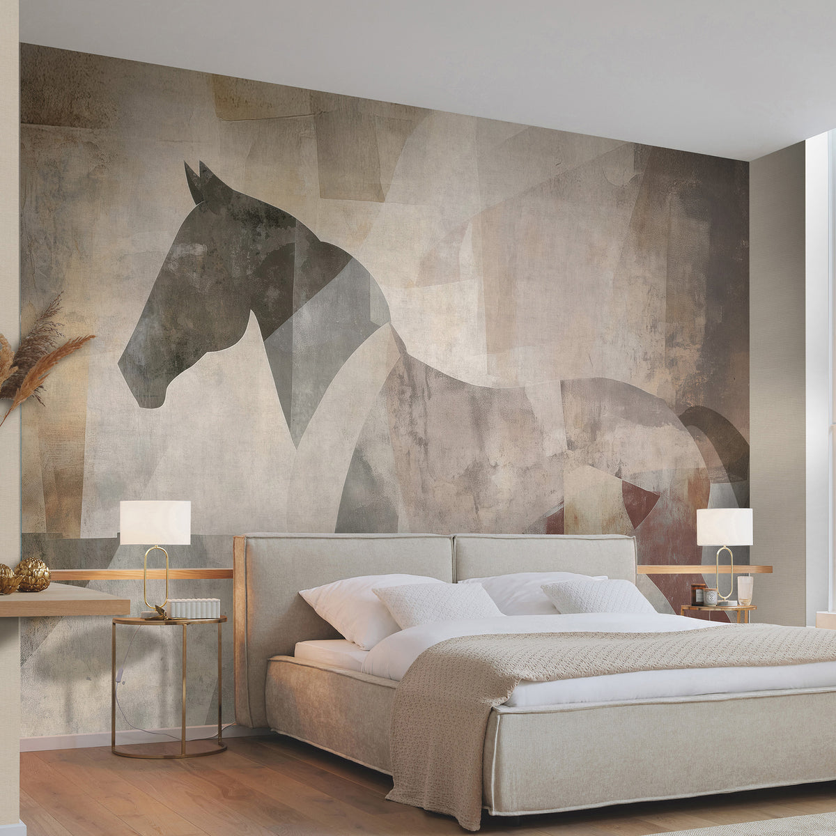Veer Decor Caballo Brown Wall Mural 8412-VRAED-AX