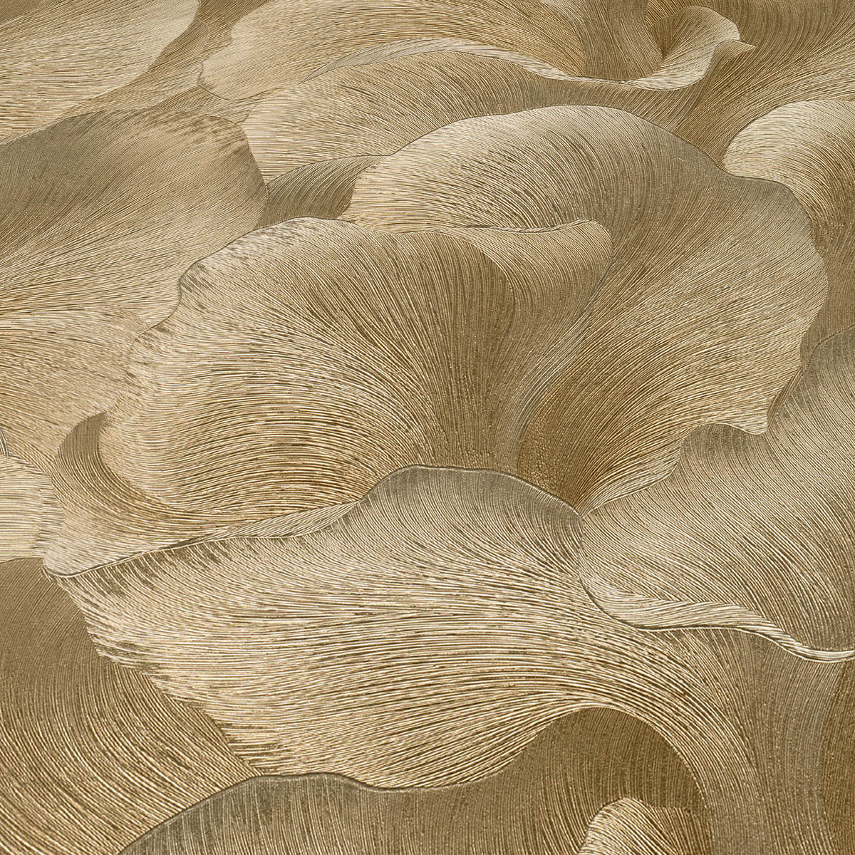 Veer Decor Floral Glow Gold Wallpaper 8413-VRFW-AF4